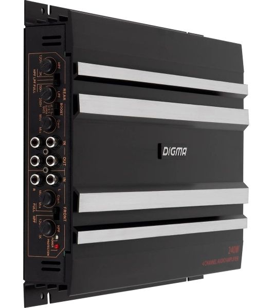 Усилитель автомобильный Digma DCP-400 четырехканальный