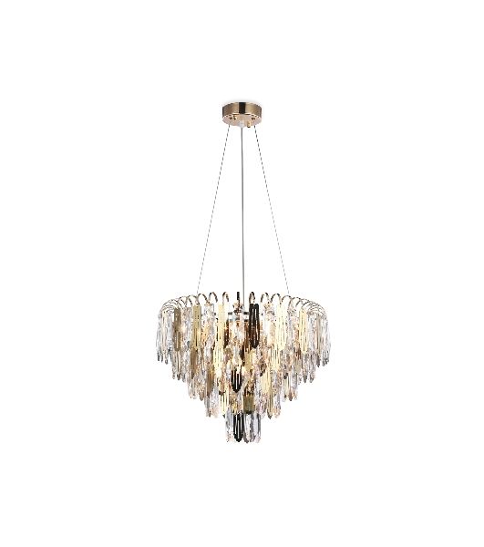 Светильник Ambrella light TR5256/8 SGD/CL золото/прозрачный E27*8 max 40W D500*350