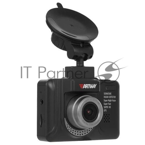 Видеорегистратор с радар-детектором Artway MD-108 GPS черный