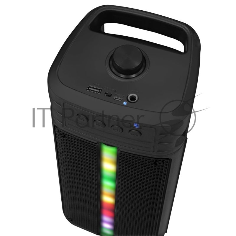 Колонка-ВТ Ginzzu GM-914B 20W/TWS/1800mAh/FM/USB/RGB черный