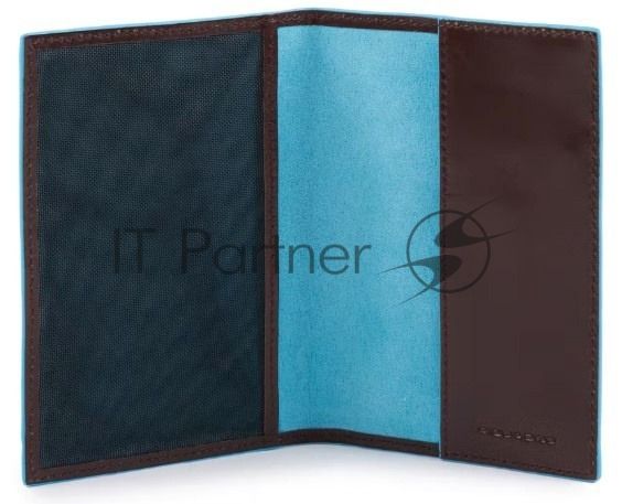 Обложка для паспорта Piquadro Blue Square PP5255B2/MO, коричневый, натур.кожа