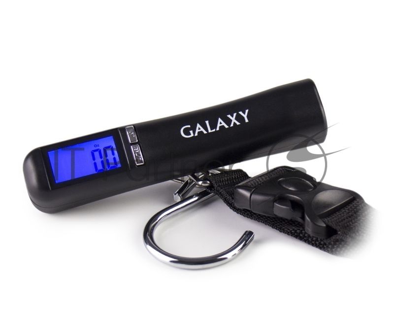 Безмен электронный Galaxy GL 2830, черный, максимальный вес 40 кг, сверхточная сенсорная система датчиков, ЖК-дисплей с подсветкой, цена деления 10 г, функция обнуления массы тары, автомат. отключение, индикатор перегрузки, индикация низкого уровня заряда