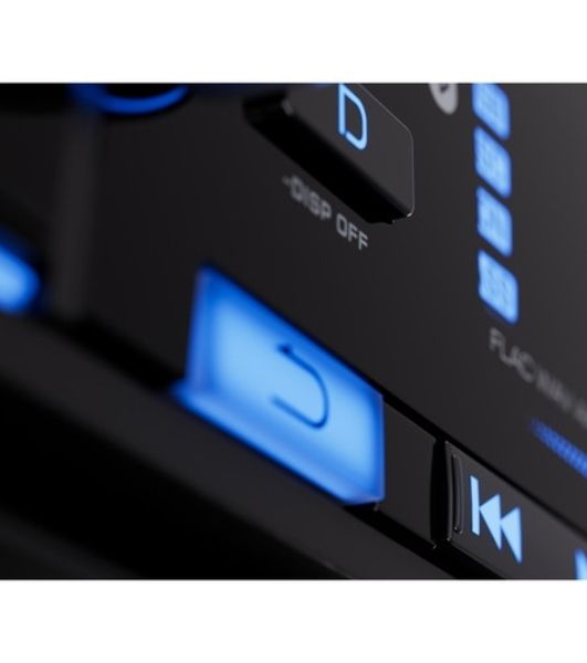 Автомагнитола AURA STORM-677DSP, 1 DIN, Bluetooth, USB Type-A, AUX, пульт ДУ