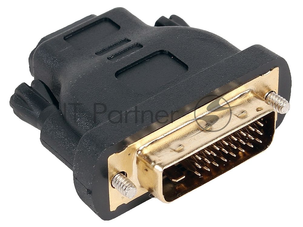 Переходник Aopen HDMI 19F to DVI-D 25M позолоченные контакты <ACA312>