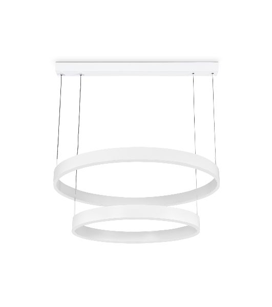 Светильник Ambrella light FA6615/2 WH белый 119W D600/800*750 (ПДУ РАДИО 2.4G)