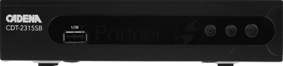 Приставка для цифрового ТВ Cadena CDT-2315SB черный, DVB-T2, DVB-T, HDMI, USB 2.0