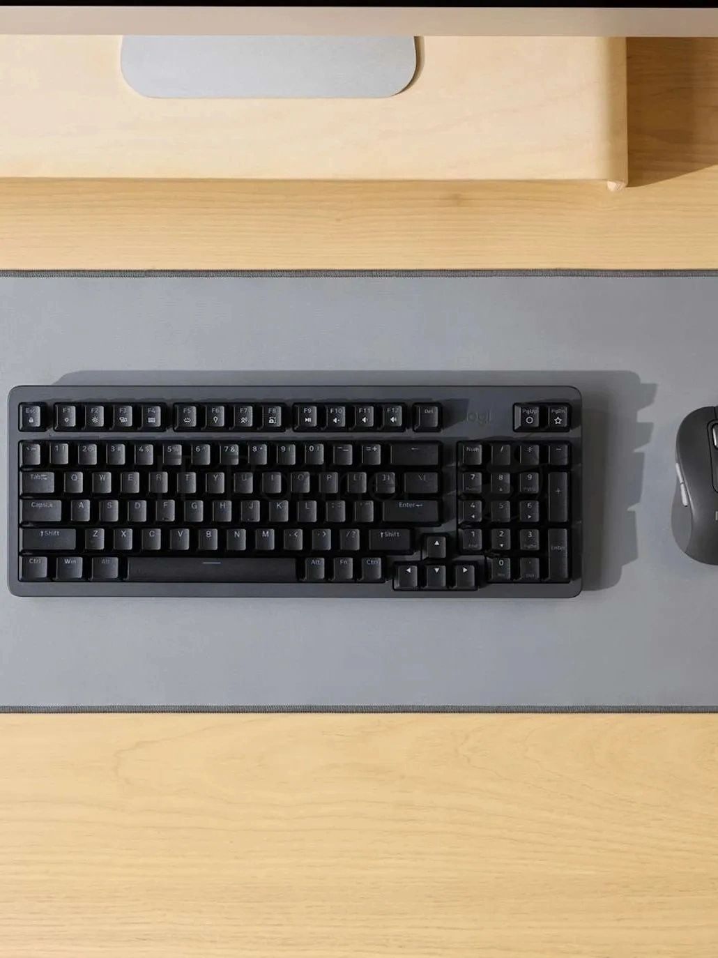 Клавиатура Logitech K868 гибридная, USB Type-A, Bluetooth, радиоканал, чёрный