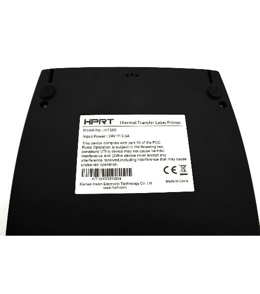 Принтер для этикеток термотрансферный HPRT HT100 203 dpi, 127 мм/сек, USB Type-B, Ethernet, черный