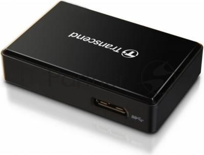 Кард-ридер Transcend RDF8/черный/SDXC,SDHC,microSDXC,microSDHC,CompactFlash,CompactFlash/USB 3.0/пластик