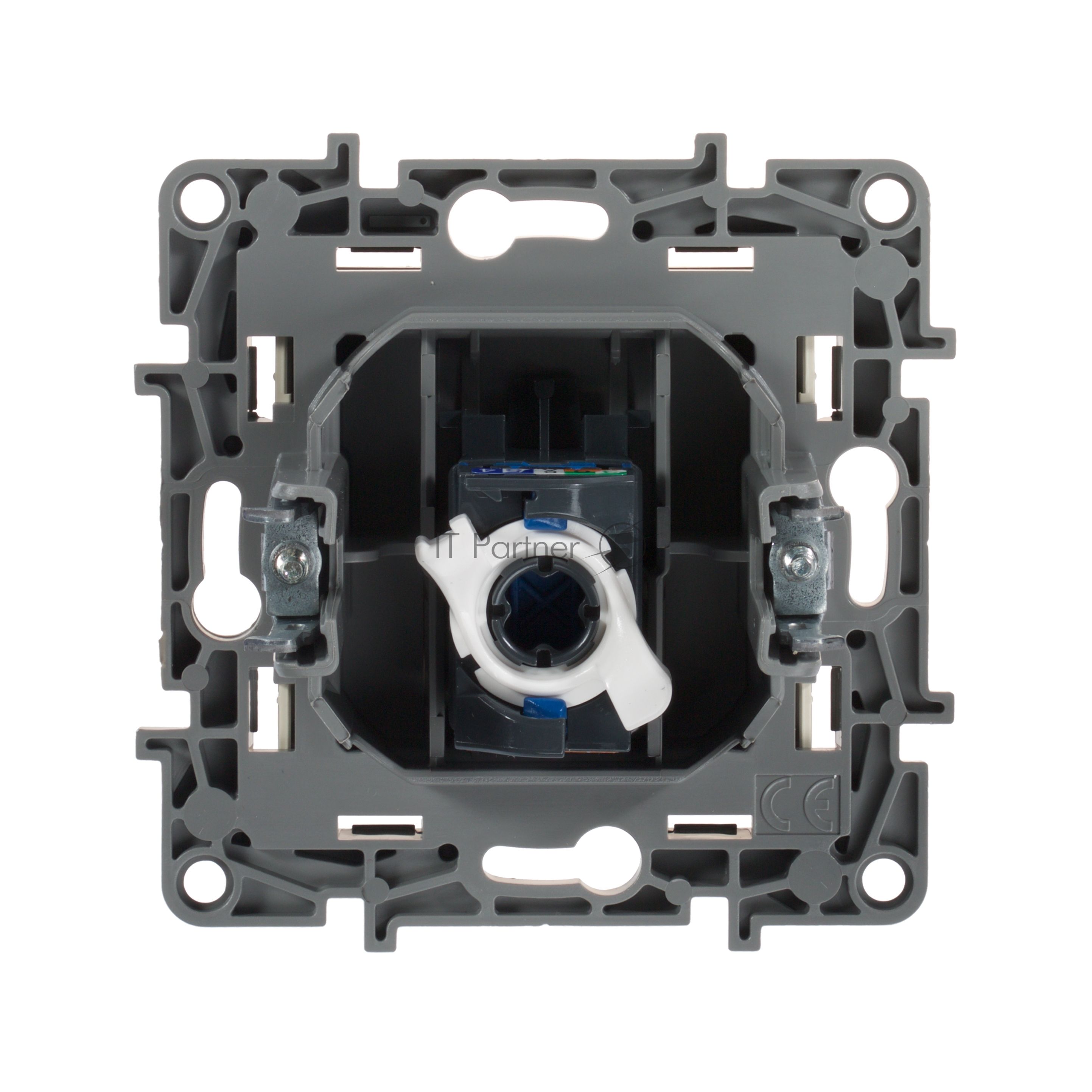 Розетка компьютерная RJ45 кат. 5 UTP, сл. кость ETIKA
