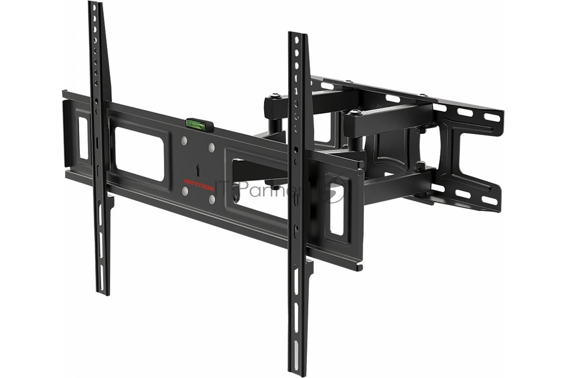 Кронштейн для телевизора Arm Media LCD-418 черный 32"-65" макс.35кг настенный поворотно-выдвижной и наклонный