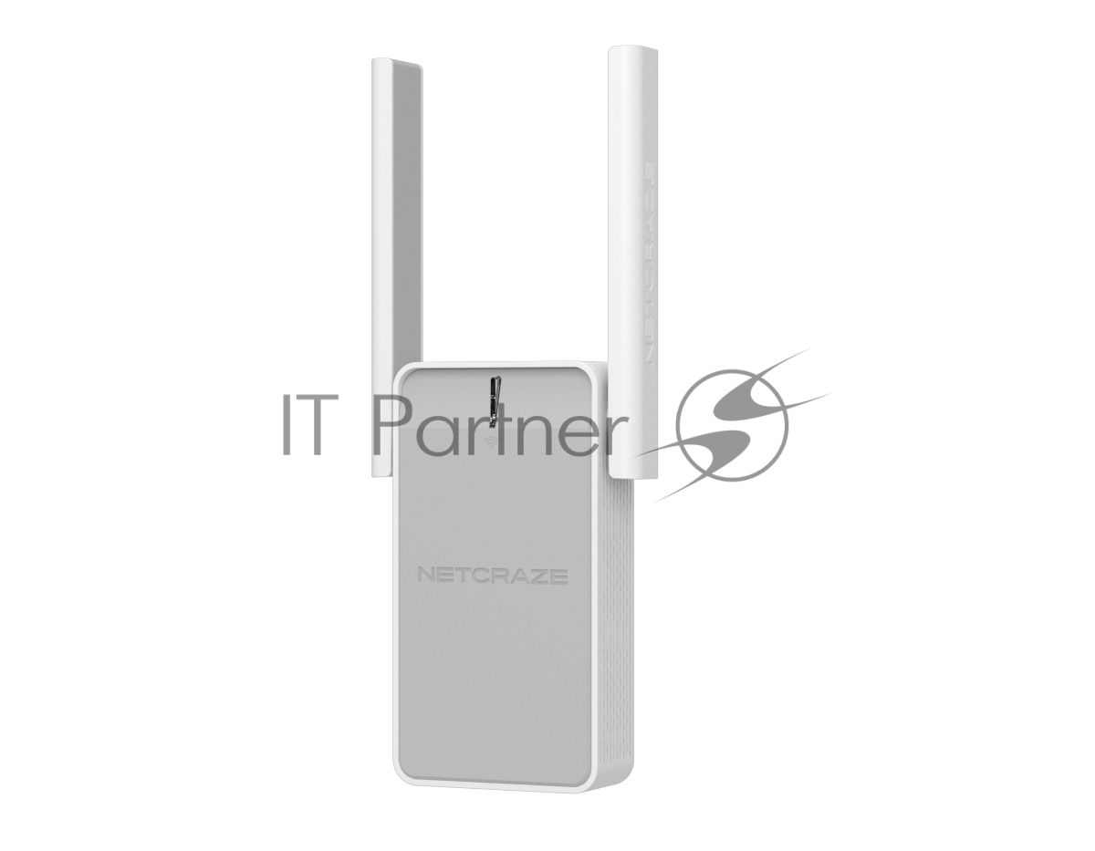 Wi-Fi Mesh-ретранслятор Netcraze Buddy 6 (NC-3411) Wi-Fi AX3000 2,4 ГГц/ 5 ГГц, 1x1000 Мбит/с Ethernet