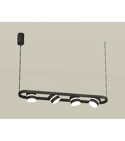 Светильник Ambrella light XB9164152/4 SBK/FR черный песок/белый матовый GX53 (C9164, N8445)