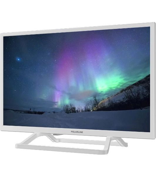 Телевизор Polarline 24" 24PL52TC (Rev. 2) белый LED HD 60Hz