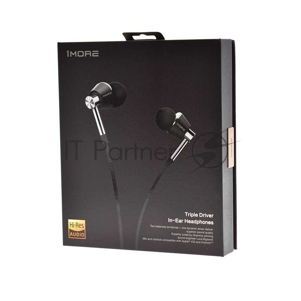 Наушники 1MORE Triple-Driver In-Ear Headphones E1001-Silver