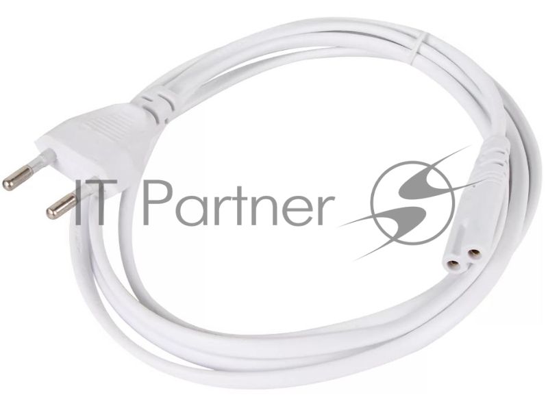 Кабель для аудио-видео техники IEC-320-C7, 2-pin 1,8m, белый, iOpen ACE023-W-1.8M