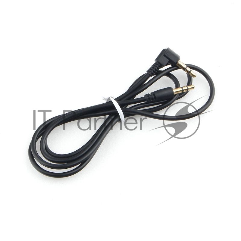 Кабель Cablexpert аудио 90˚ CCAB-01-35MML-1MB, 3.5 Jack (M)/3.5 Jack (M), черный, 1м, блистер