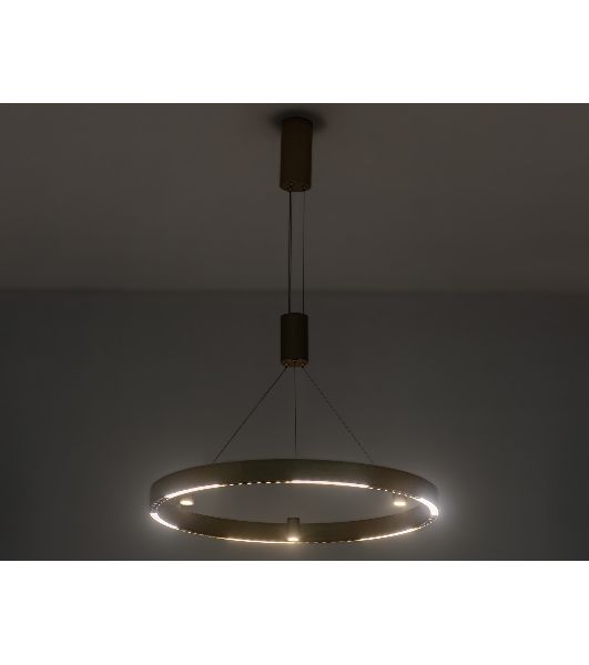 Подвесной светодиодный светильник Ambrella light FL5846/1+3 GD золото 40W 3000K/4200K/6400K D600*1200 (без ПДУ)