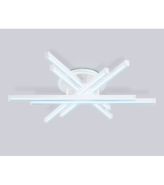 Потолочный светодиодный светильник Ambrella light FL6271 WH белый 98W 3000K-6400K 700*615*135 (ПДУ ИК)