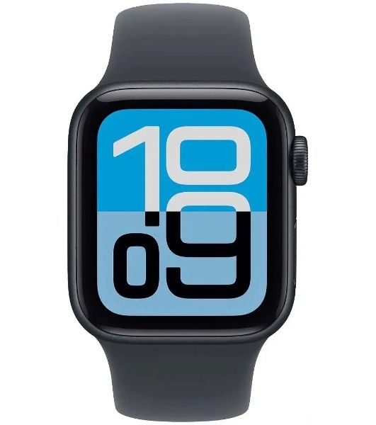 Умные часы Apple Watch SE 3 2025 A3325 44мм OLED корп.темная ночь Sport Band рем.темная ночь разм.брасл.:M/L (MEHQ4LW/A)
