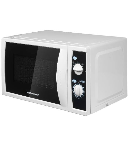 Микроволновая печь HOME HMM208AW белый, 20 л, 800 Вт, переключатели - поворотный механизм