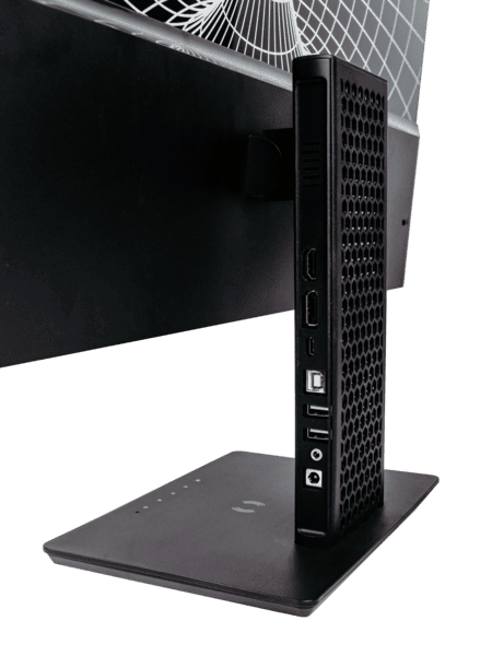 Монитор 27" "Гравитон" МН27П "Автор" IPS 2560x1440, 100 Гц, 5 мс, 16:9, 250 кд/м², HDMI 2.0, DP 1.4, USB-C (65 Вт PD + DP), USB Hub (2×USB-A 3.2 + 1×USB-B), 3.5 Jack, динамики (2×2 Вт), HDR10, Adaptive-Sync, Qi-зарядка (15 Вт), черный