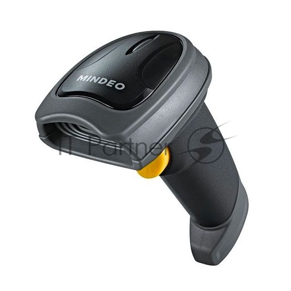 Сканер штрих-кода ручной Mindeo MD6600AT-SR 2D имидж, проводной, 100 скан/сек, USB с автосенсорной подставкой, черный
