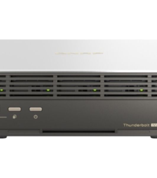Сетевое хранилище без дисков SMB QNAP TBS-h574TX-i3-12G 5-bay E1.S or M.2 2280 PCIe NVMe, Intel Core i3-1320PE 8C(4P+4E)/12T up to 4.50GHz, 12 GB RAM, 1 x 10 GBASE-T, 2xUSB 3.2 Gen 1 port, 1xUSB 2.0 port, HDMI Output