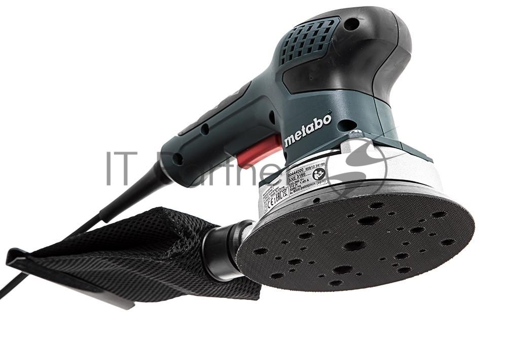 Эксцентриковая шлифовальная машина Metabo SXE 3150 [600444000] { 310вт,150мм,3мм,эл-ка,картон, 12000 об/мин, вес 1.6 кг }