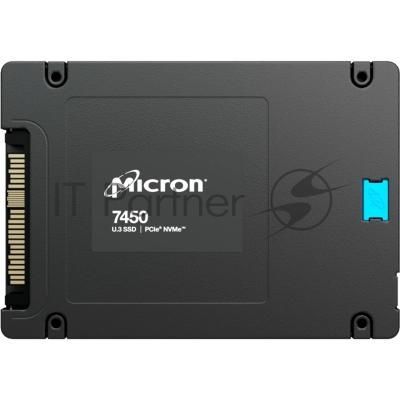 Накопитель SSD Micron 7450 Pro, 1.92Tb, 2.5", U.3, NVMe, R/W 6800/2700