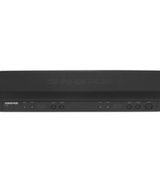 Микрофонная система SHURE BLX1288E/CVL-M17 беспроводная, двухканальная, с ручным передатчиком PG58 и петличным микрофоном CVL-B/C, частота UHF 662-686 МГц