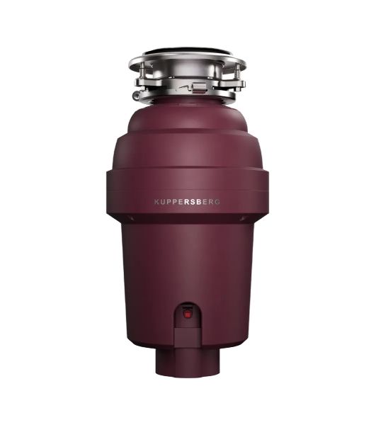 Измельчитель пищевых отходов Kuppersberg WS 750 V, High-Tech, мощность 750 Вт, 3800-4200 об/мин, защита от перегрева, авто выключение, DC мотор, шумоизоляция, уровень шума 70 дБ, винный