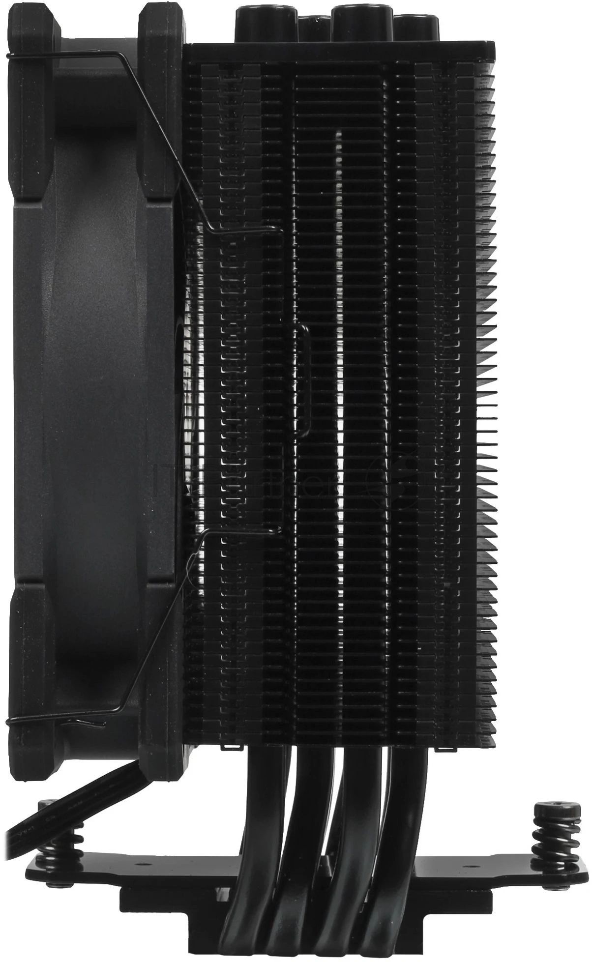 Кулер для процессора ID-Cooling SE-224-XTS BLACK BULK, алюминий/медь, 1500 об/мин, 28.9 дБ, 4 pin, 220 Вт, высота 151 мм BULK