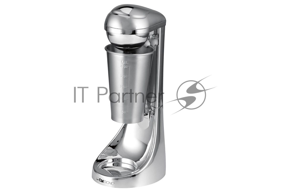 Миксер Clatronic BM-3472 серебристый, стационарный, 65 Вт, 0.45 л, 2 скорости