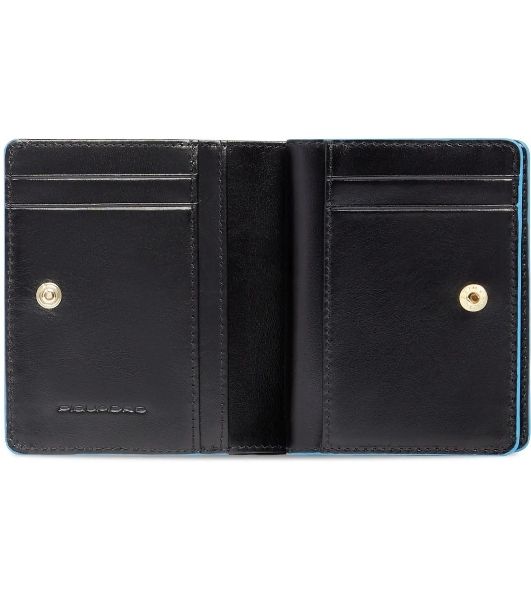 Кошелек женский Piquadro Blue Square PD6660B2R/N черный натур.кожа