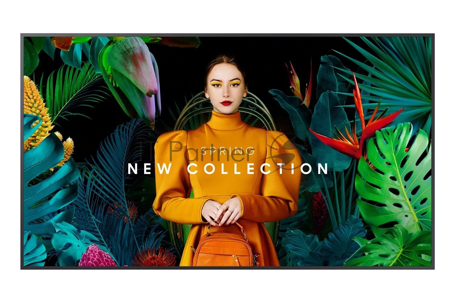 Панель Samsung QB75C черный VA, 75", 3840x2160, 350 кд/м², Tizen 7.0, 8 мс, 4000 :1, 16/7, 178/178