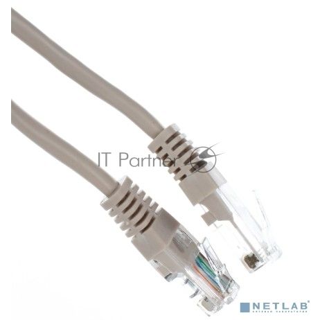 Патч-корд литой "Aopen" UTP cat.5е 20м серый