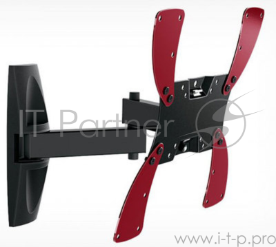 Кронштейн для телевизора Holder LCDS-5046 черный, 22"-42" макс. 30 кг, настенный, поворот и наклон