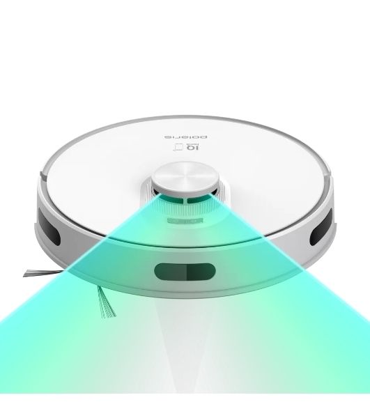 Робот-пылесос Polaris PVCR G2 5001 WI IQ HOME белый, 5100 мАч Li-ion, уборка сухая/влажная, пылесборник контейнер 0,4 л