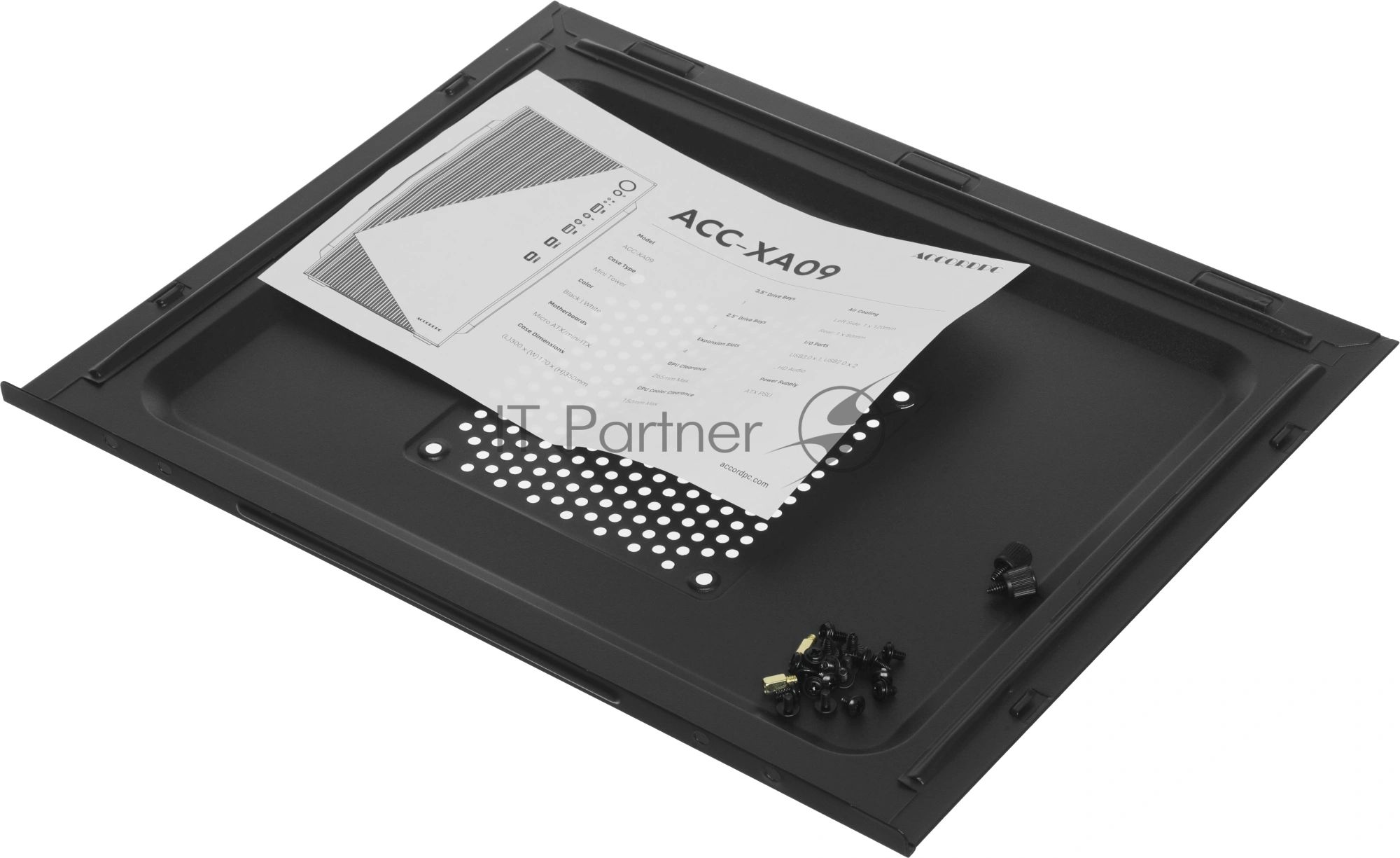 Корпус ACCORD ACC-XA09, Mini-Tower, чёрный