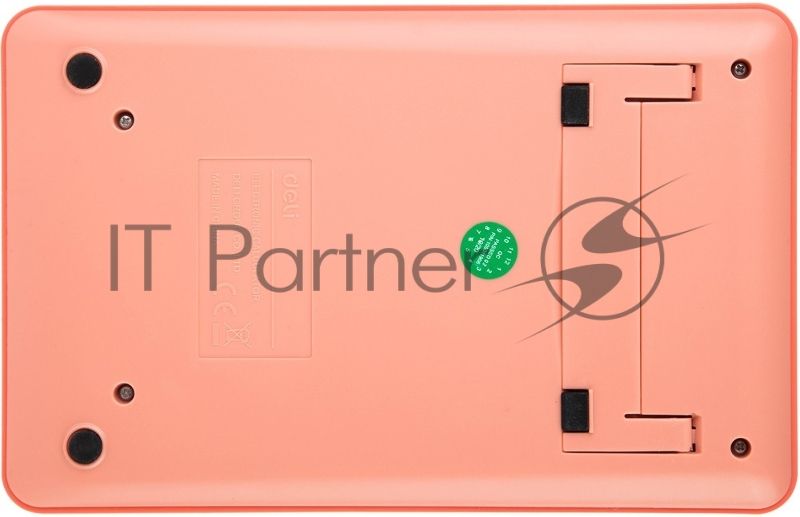 Калькулятор настольный Deli Touch EM01541 красный 12-разр.