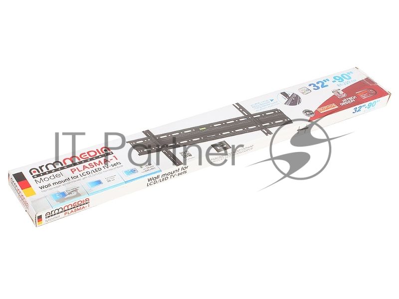Кронштейн Arm media PLASMA-1 new черный, 32"-90", max 55 кг, VESA 600x400 мм