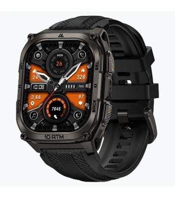 Умные часы KOSPET Tank M4, 1.96" AMOLED, Bluetooth 5.3, GPS, 10 ATM, IP69K, черный