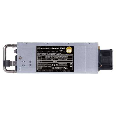 Блок питания SilverStone 900W Gemini 900A, 900Вт, 80+ Gold, 40мм, модульный, черный