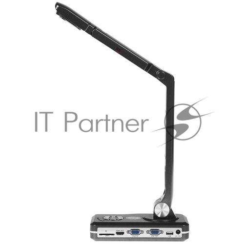 Документ-камера IQBoard [IQView E3511] 5 мегапикселей (разрешение 2592x1944), 100 digital zoom, интерфейсы: HDMI, VGA, USB 2.0, слот для SD card, светодиодная подсветка, A3, встроенное программное обеспечение без установки на ПК