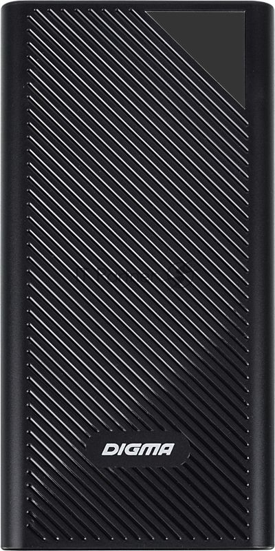 Портативный аккумулятор Digma DGP-30000-4U Li-Pol 30000mAh 3A черный 2xUSB