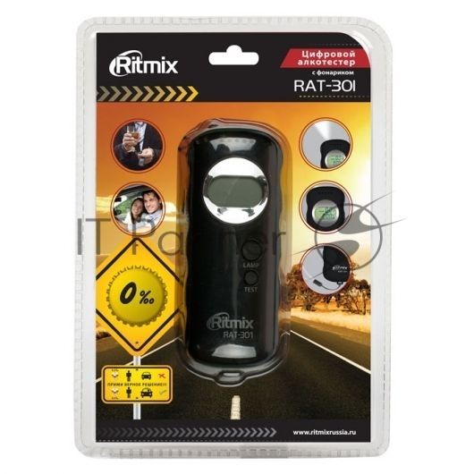 Алкотестер RITMIX RAT-301 черный