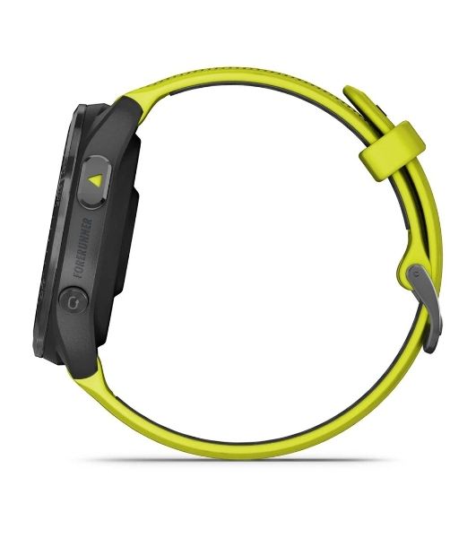 Умные часы Garmin Forerunner 965, 1.4" AMOLED, Wi-Fi, Bluetooth, NFC, GPS, 50м, черный / желто-черный
