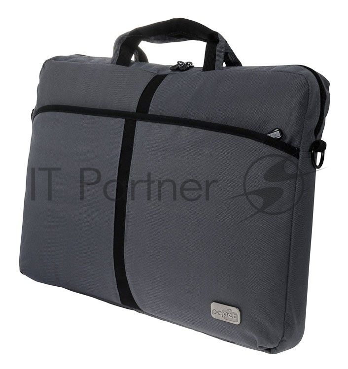 Сумка для ноутбука 17" PC Pet 600D серый нейлон (PCP-A1317GY)