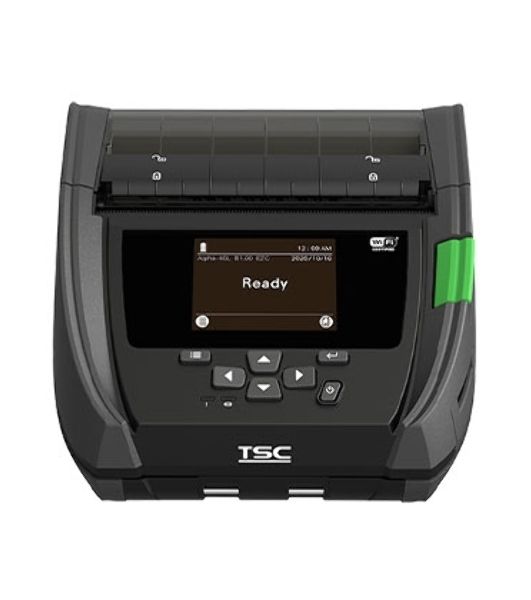 Принтер этикеток мобильный TSC ALPHA-40L прямая термопечать, 203 dpi, 127 мм/сек, Bluetooth, USB, чёрный